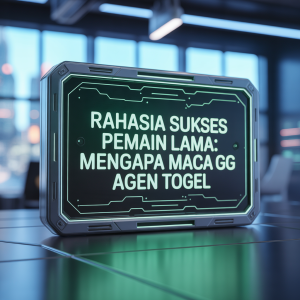 Rahasia Sukses Pemain Lama: Mengapa MACAUGG Agen Togel