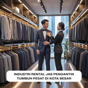 Industri Rental Jas Pengantin Tumbuh Pesat di Kota Besar