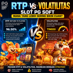 RTP vs Volatilitas Slot PG Soft, Mana yang Lebih Sering Bikin Cuan